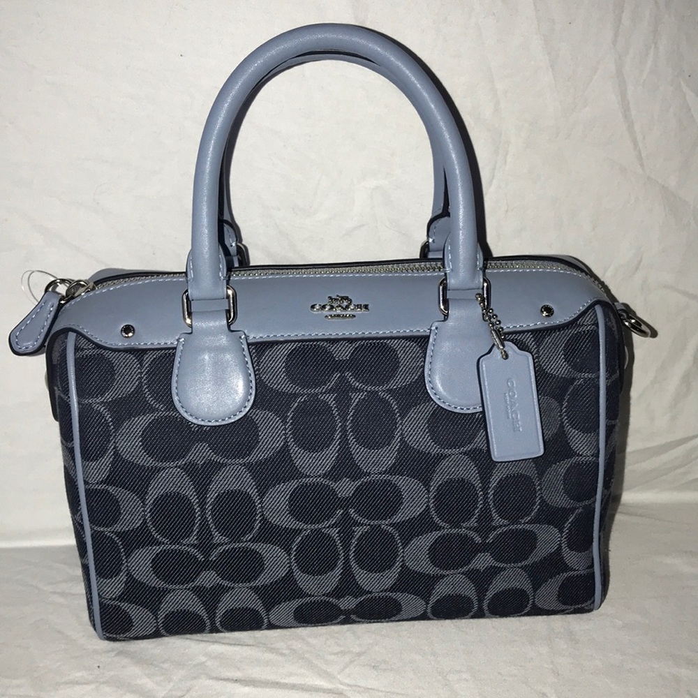 JUST RELEASED DENIM COACH BAG!!